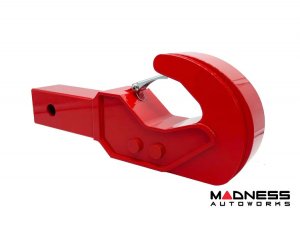 Ford Bronco Billet Recovery Hook - Royal Hitch Hook - Aluminum - Red